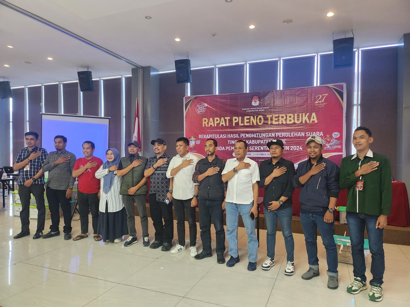 Berikut perolehan Suara Cagub Cabup 27 Kecamatan Yang Telah Rampung, Besok Penetapannya Oleh KPU Kabupaten Bone