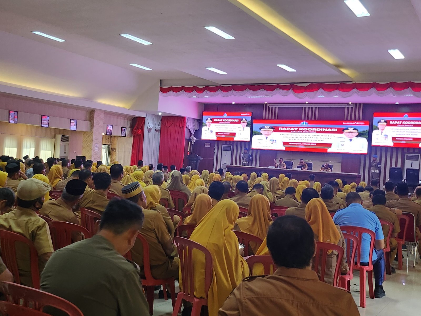 Pemerintah Daerah Kabupaten Bone Gelar Rapat Kordinasi Perdana, Bupati Andi Asman Dorong Prestasi Kerja ASN