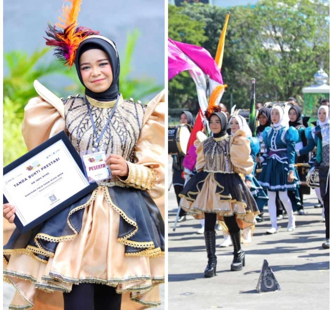 Harumkan Nama Kabupaten Bone, Bupati Andi Asman Apresiasi Marching Band Iqra MTsN 1 Bone