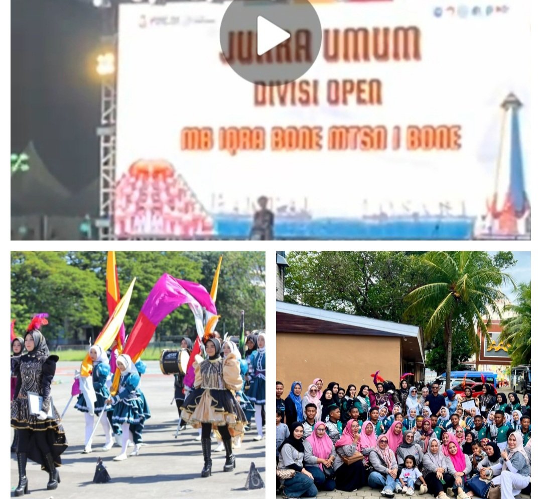 Juara Umum Devisi Open Level Internasional MIM Fest 2025, MB Iqra MTsN 1 Banggakan Kabupaten Bone