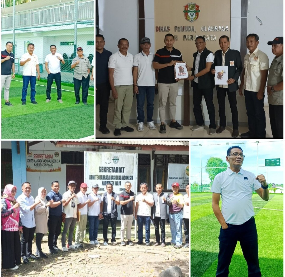 Kompak Jadi Tuan Rumah Bersama, KONI Bone dan KONI Wajo Buka Sayembara Logo Porprov, Andi Asiswa: Mengangkat Kearifan Lokal dan Jiwa Kebersamaan