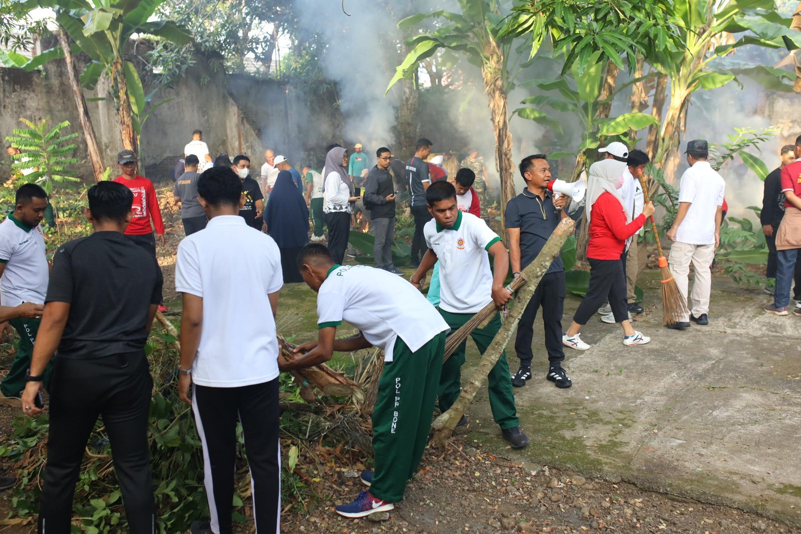 Bupati Bone Pimpin Kerja Bakti di Eks Lapas