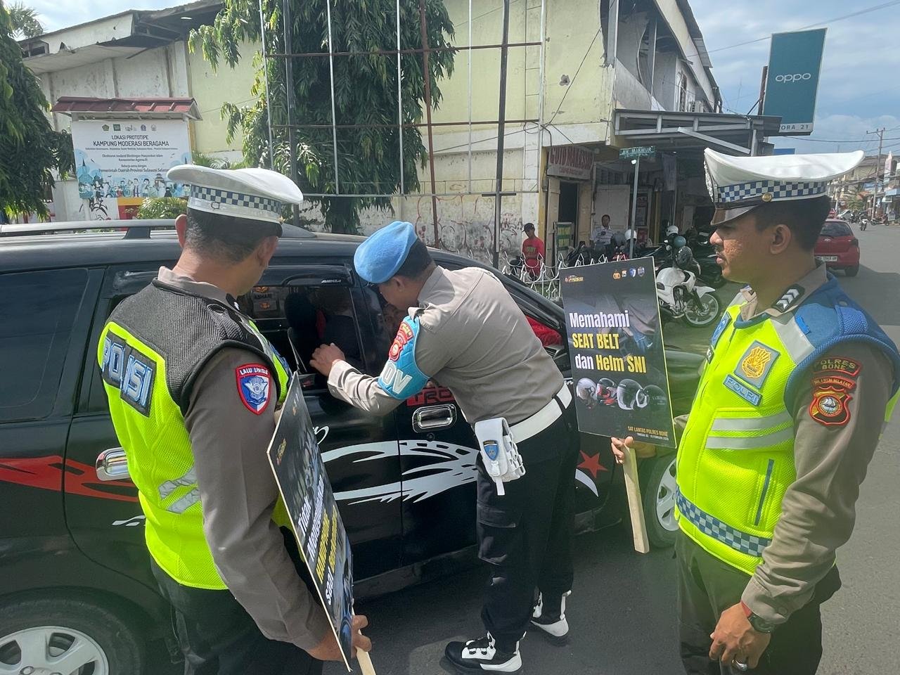 Polantas Bone Gencarkan Penertiban Knalpot Brong di Hari Ke-5 Ops Keselamatan