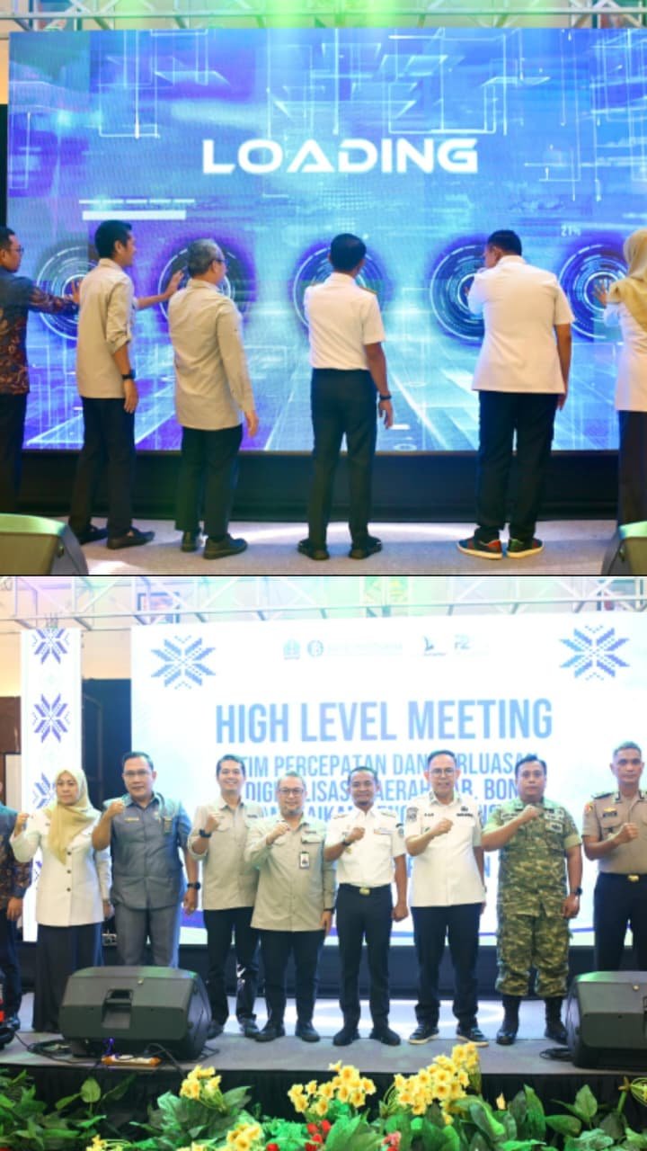 Dorong Digitalisasi, Bupati Bone Launching Aplikasi PADE Beramal e-BMD dan e-Perjadin