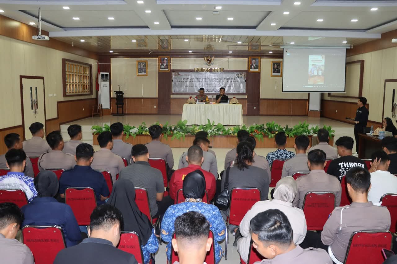 Polres Bone Dukung Program “3 Juta Rumah”, Gelar Sosialisasi KPR Subsidi & Komersial