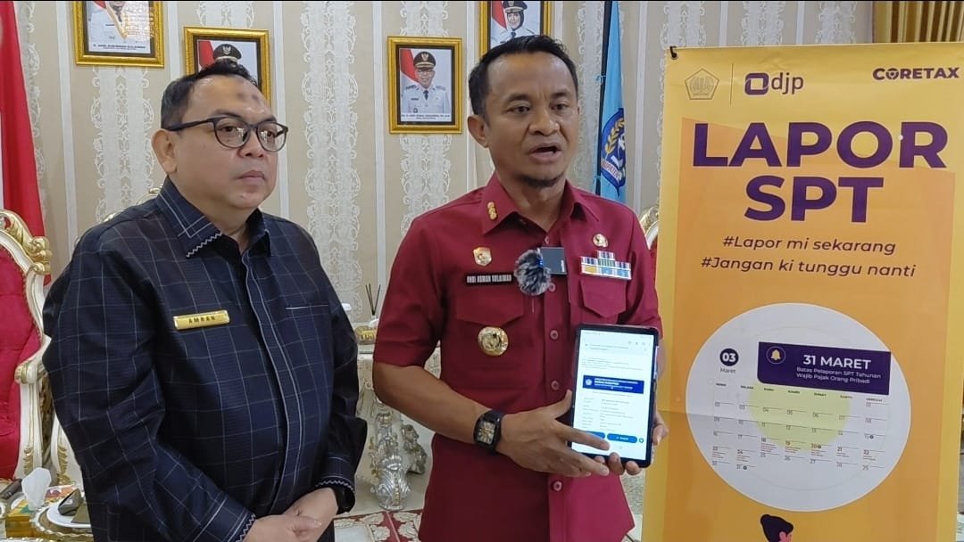 Jadi teladan, Bupati Bone Lapor SPT Tahunan menggunakan Coretax