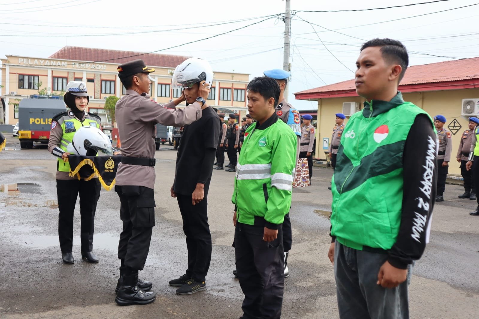 Pimpin Apel Ojol Kamtibmas Mappatabe, Kapolres Bone Ajak Bersinergi Jaga Keamanan