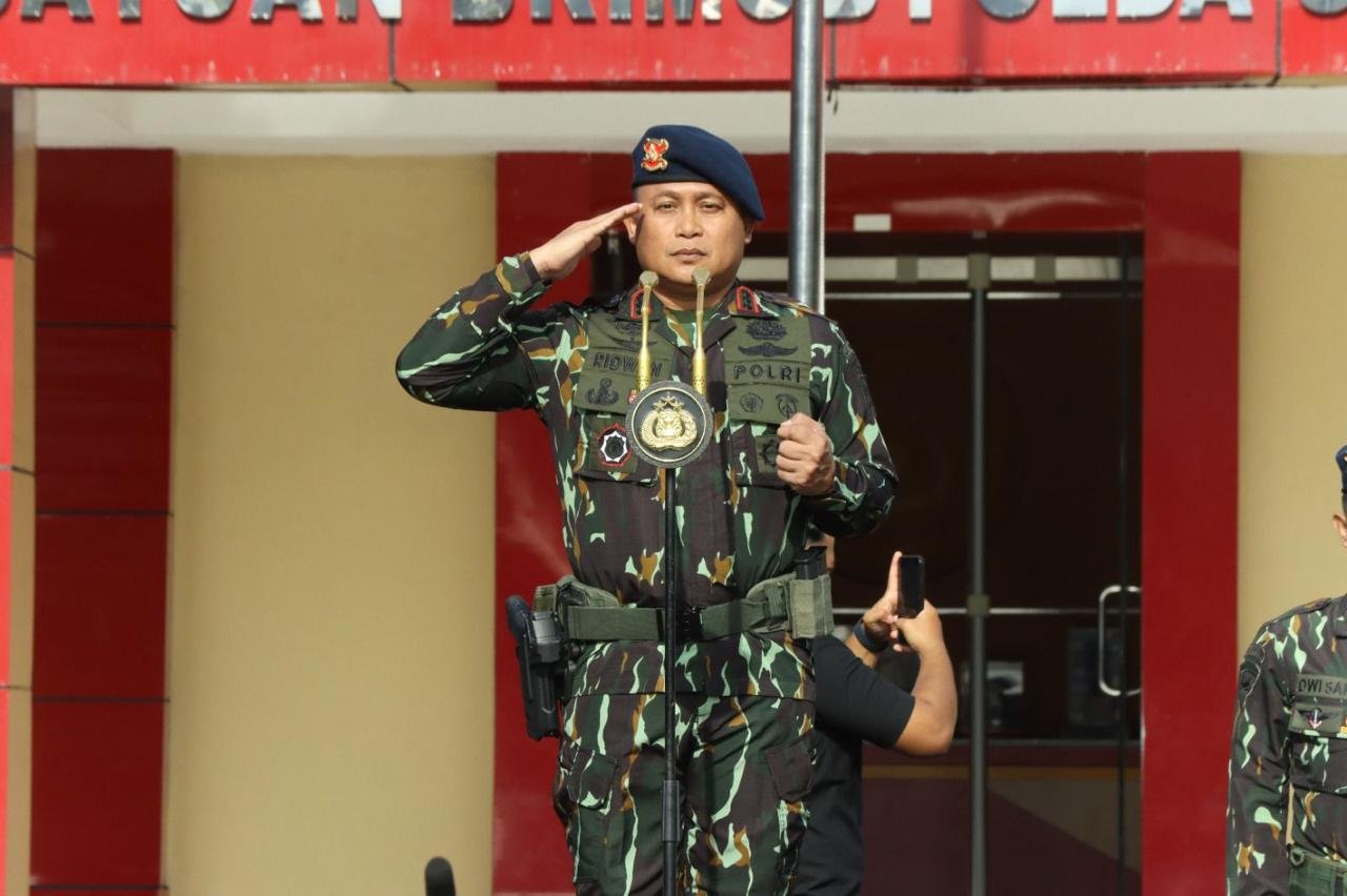 Upacara Hari Kesadaran Nasional 2026, Berikut Atensi Dansat Brimob Polda Sulsel Jelang Ramadan