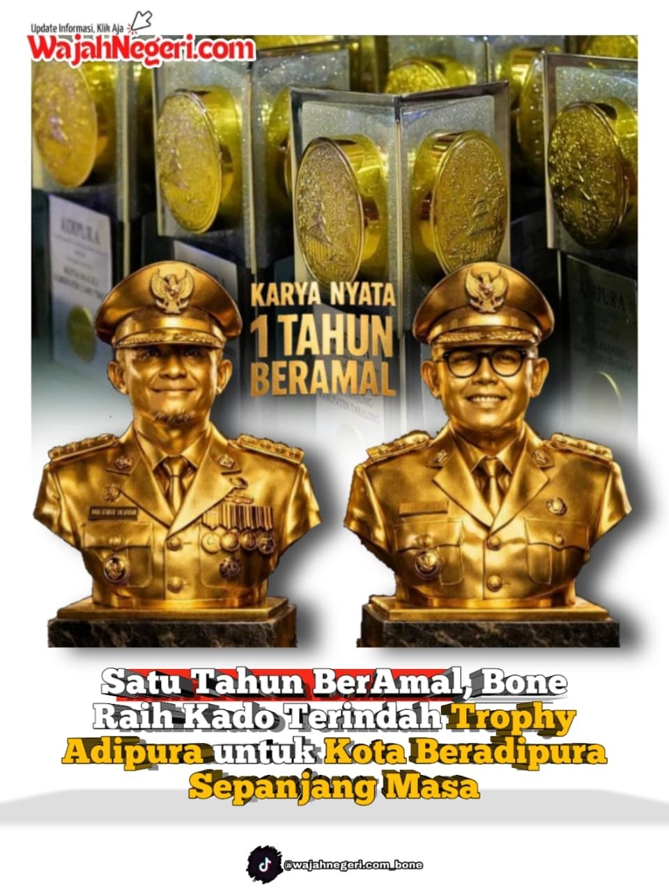 1 Tahun Beramal, Bone Dipastikan Raih Piala Adipura 2026