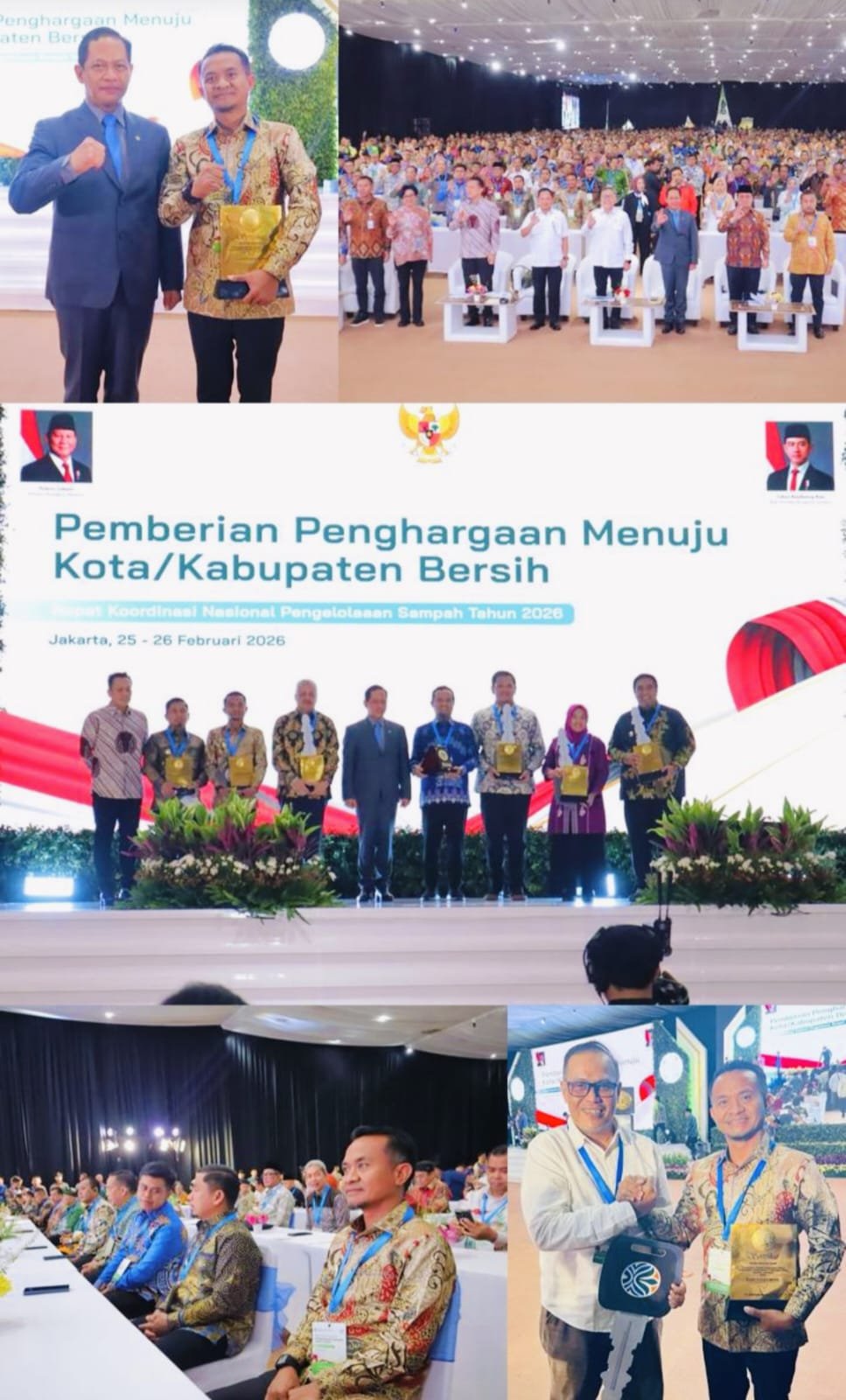 Bone Raih Peringkat 10 Nasional, Bupati Andi Asman Sulaiman Bawa Pulang Penghargaan Pengelolaan Sampah