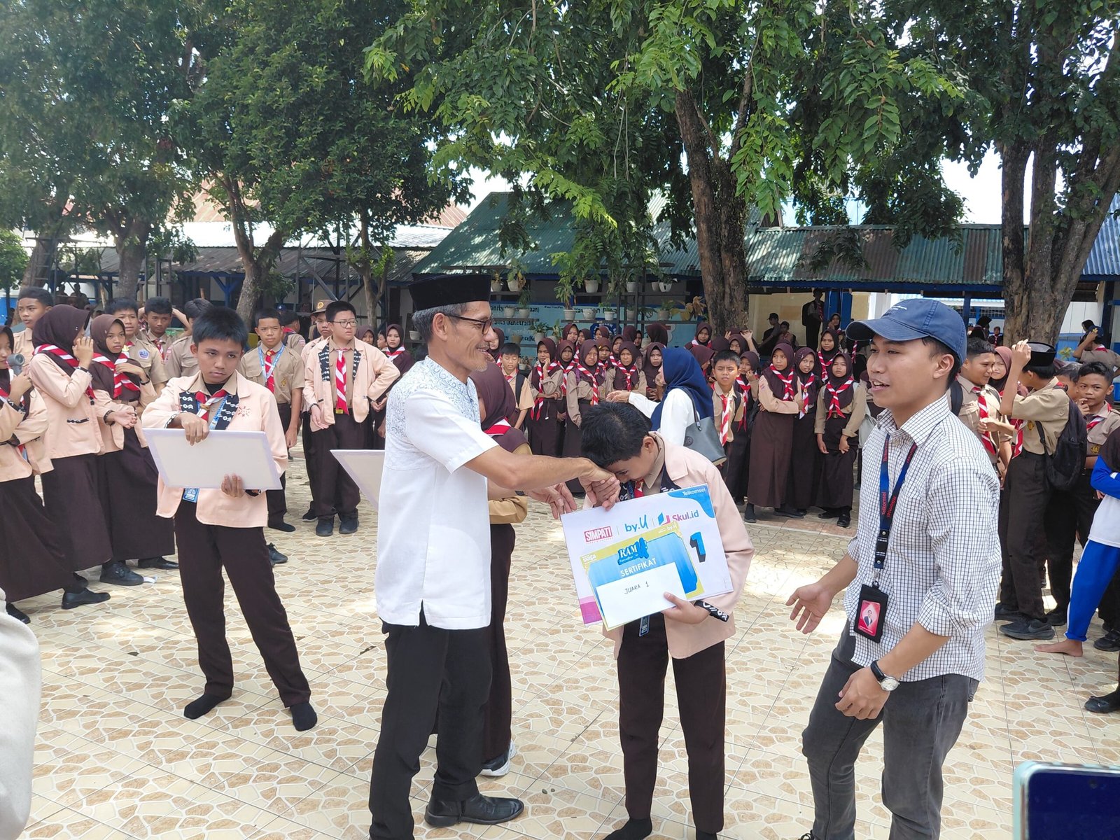SMPN 1 Wtp Gelar Quiz Ranking 1 Evaluasi Kegiatan Amaliah Ramadhan Bersama Telkomsel by.U