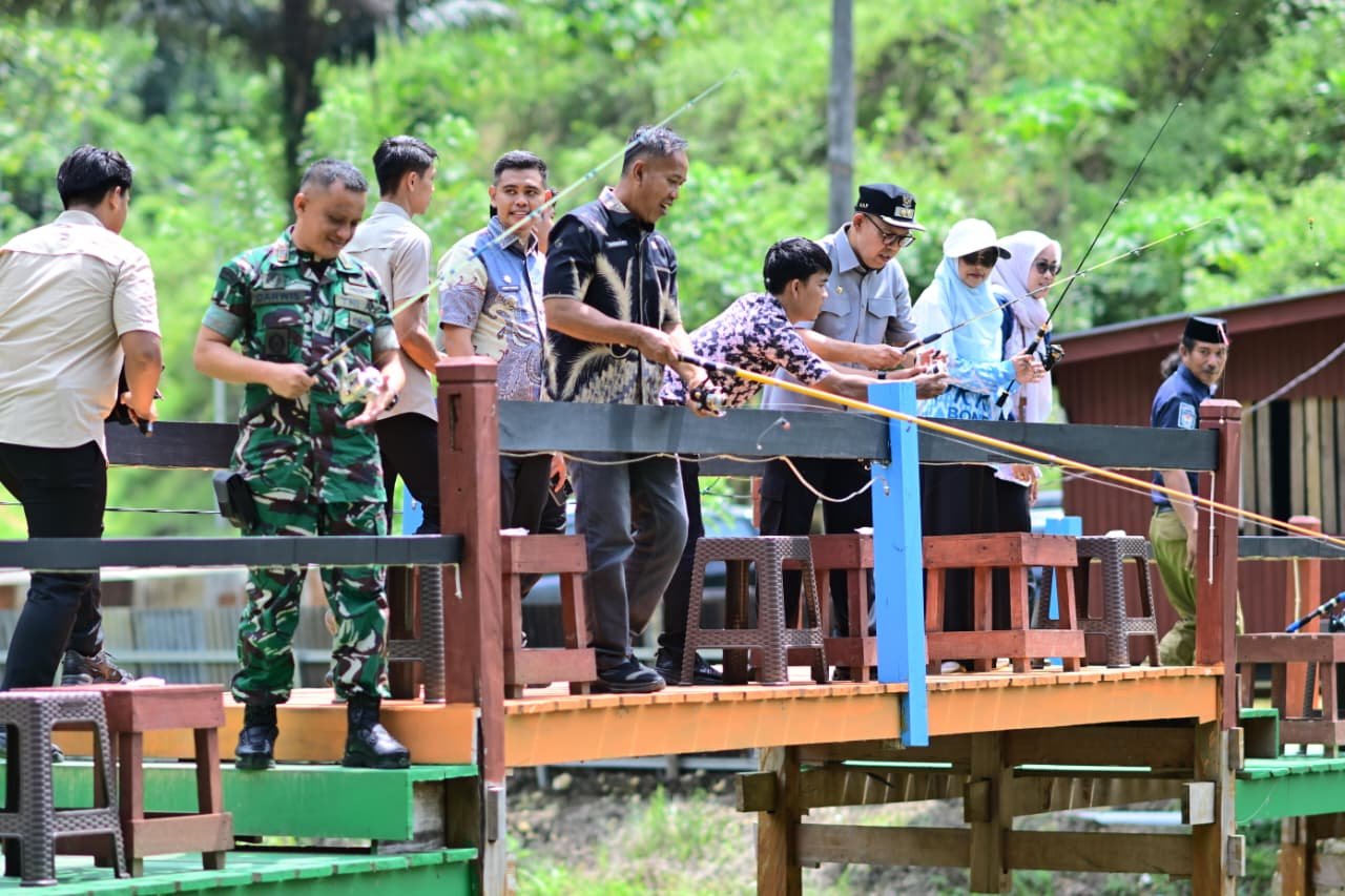 Wabup Panen Nila dan Launching Wisata Memancing, Objek Wisata Tiro Bulu Digadang Jadi Destinasi Favorit Bone