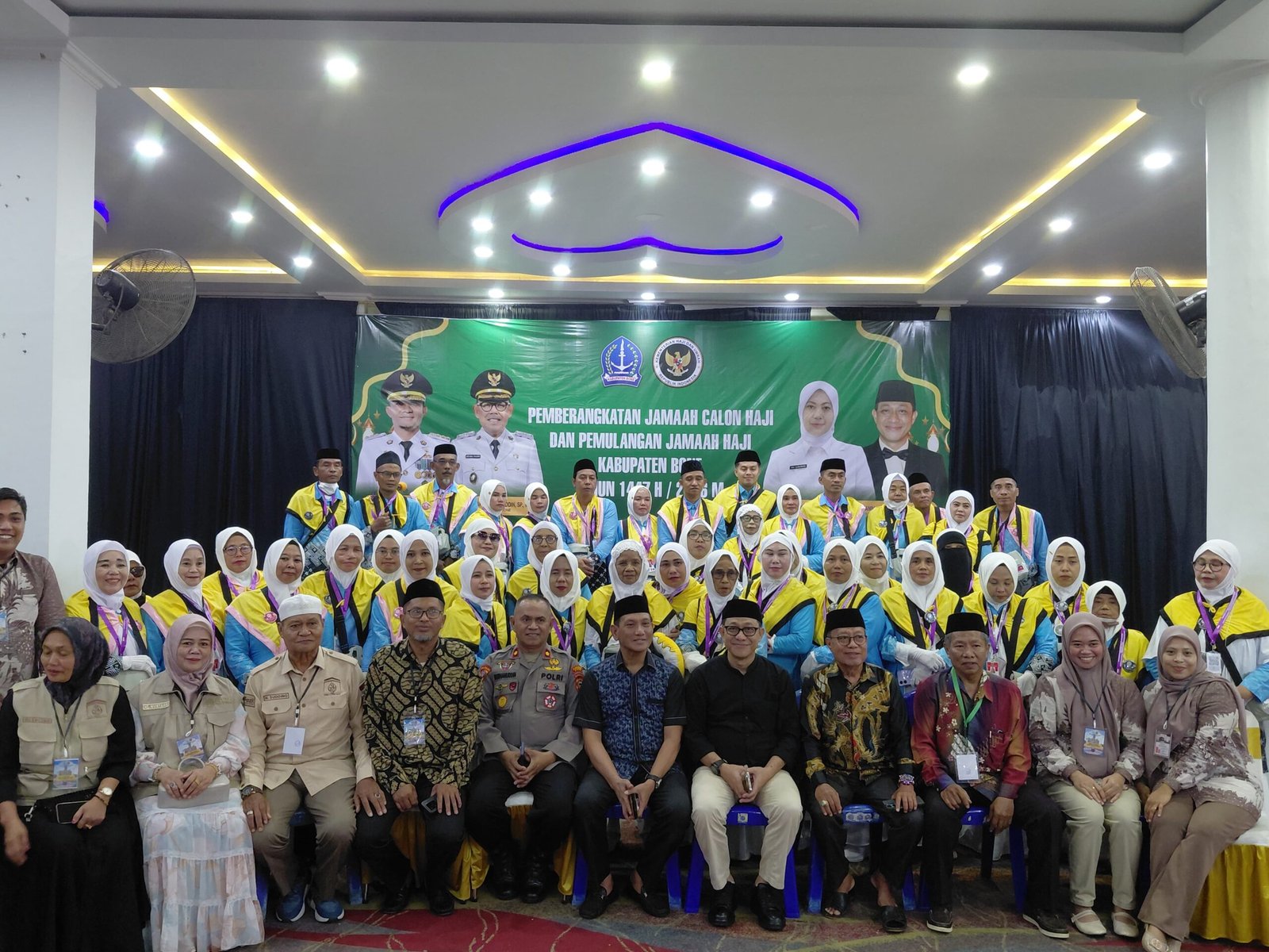 Jemaah Haji Bone Kloter 9 UPG atau Kloter 3 Bone Hanya 44 Orang Bergabung Jamaah Gowa dan 1 Orang Makassar