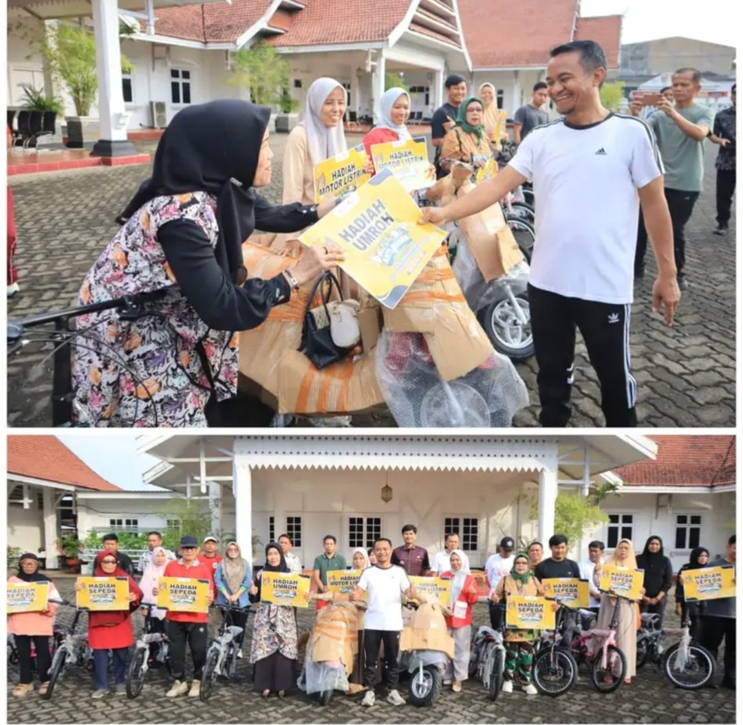 Bupati Bone Serahkan Hadiah Jalan Anti Mager, Tekankan Manfaat dan Tanggung Jawab Spiritual