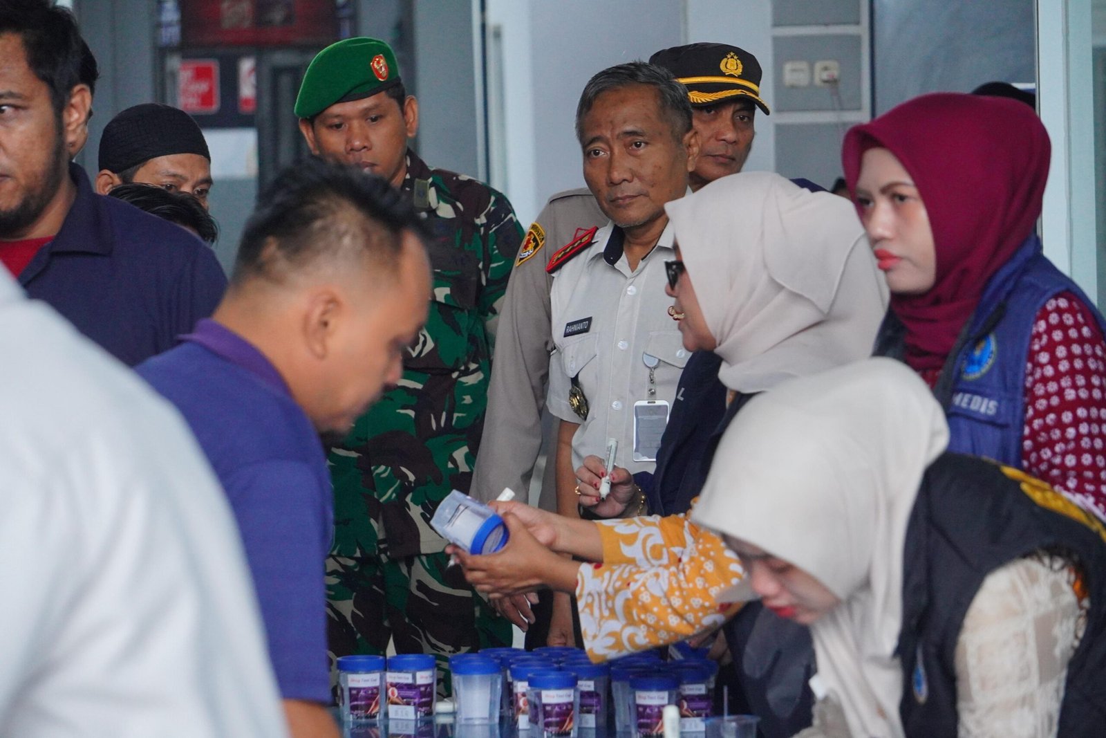 Lapas Kelas IIA Watampone Gelar Tes Urine Sebagai Rangkaian Ikrar Pemasyarakatan