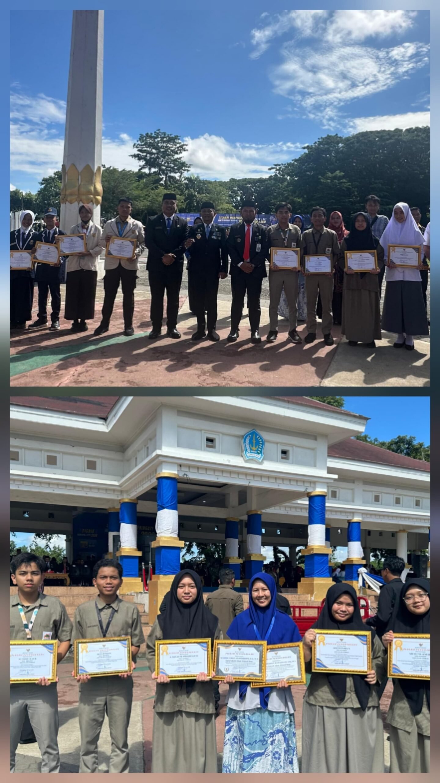 Sabet Medali Emas Siswa Siswi SMP dan SMA Islam Athirah Bone Ajang Nasional dan Internasional dapat Penghargaan Bupati Bone