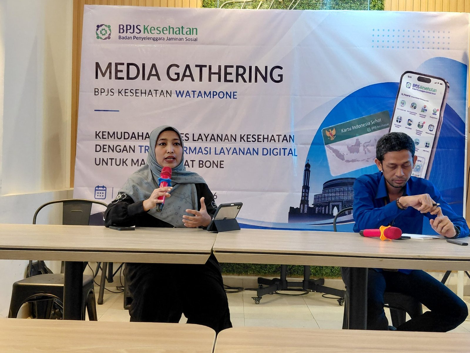 Media Gathering BPJS Kesehatan Cab.Watampone Sampaikan Kemudahan Akses Layanan Transformasi Layanan Digital