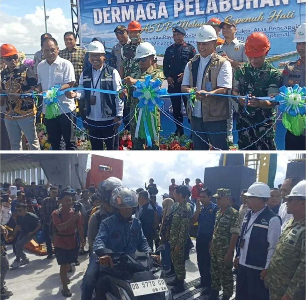 Bupati Bone Resmikan Uji Coba Dermaga Baru Pelabuhan Bajoe, Siap Perluas Rute ke Indonesia Timur