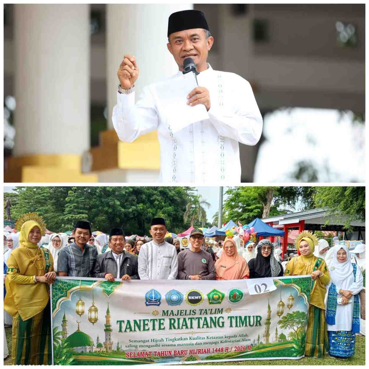 Bupati Bone Lepas Pawai Gema  Hijriah 1 Muharram 1448, Ribuan Peserta Semarakkan Tahun Baru Islam