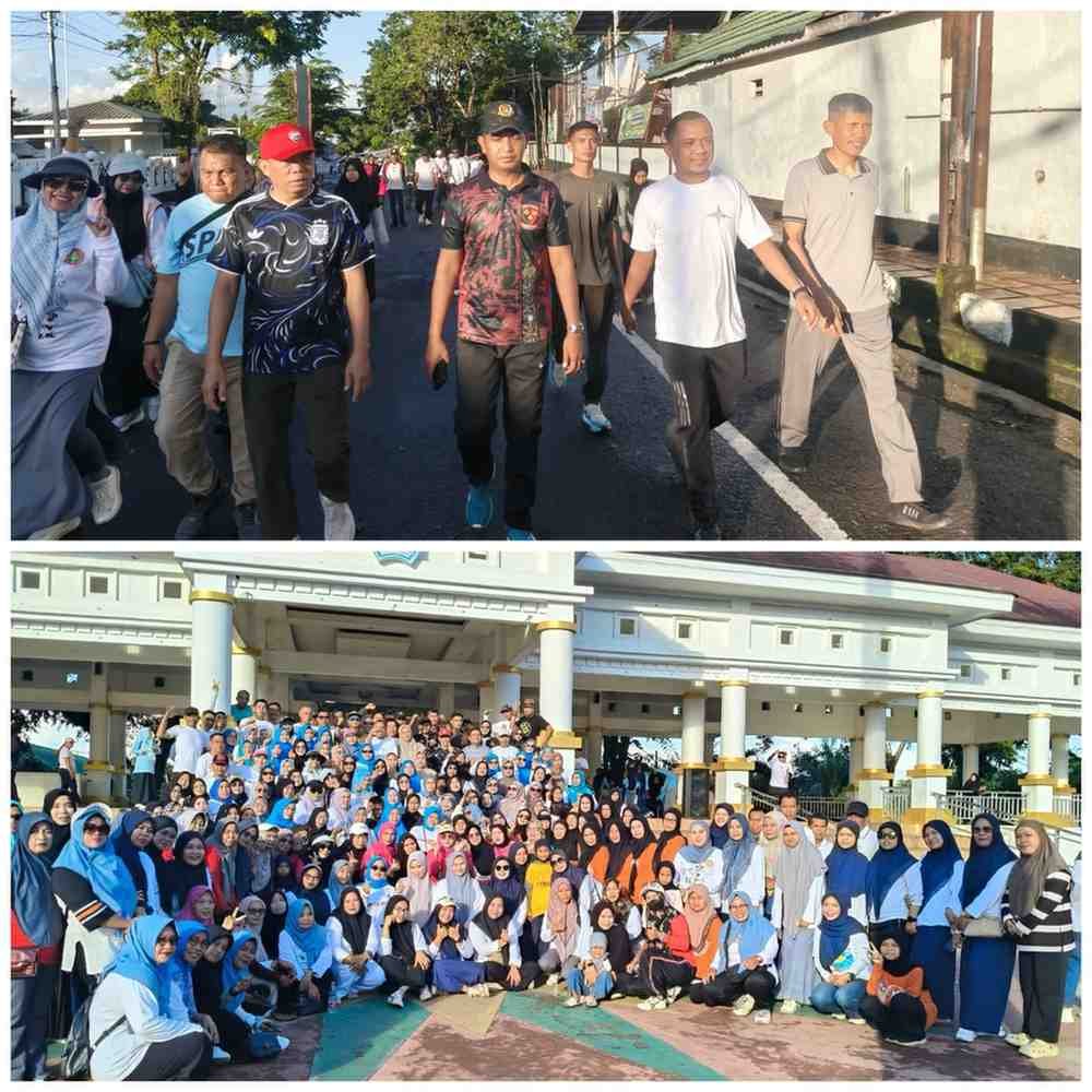 Wujudkan Bone Hijau, Pemkab Bone dan Warga Tanete Riattang Timur Semarakkan Car Free Day di Lapangan Merdeka