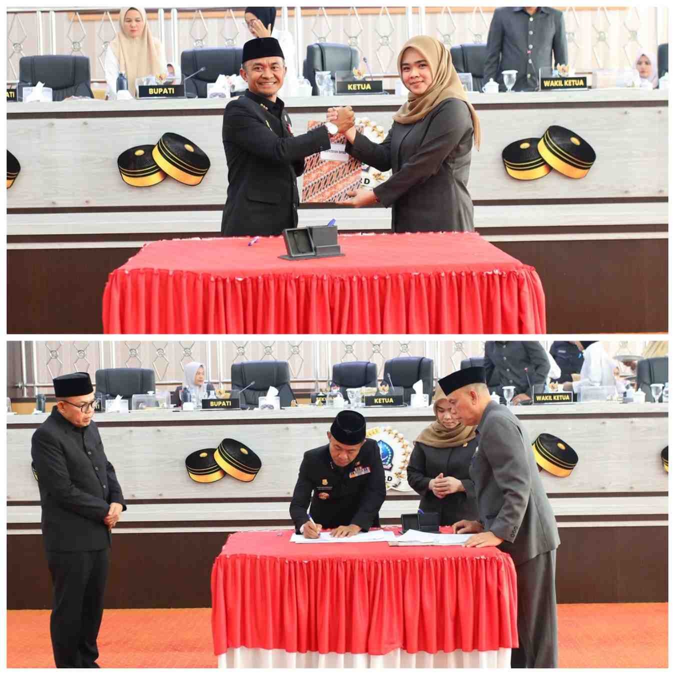 DPRD Sahkan Ranperda Pelaksanaan APBD 2025 Jadi Perda,  Bupati Bone Apresiasi Sinergi DPRD