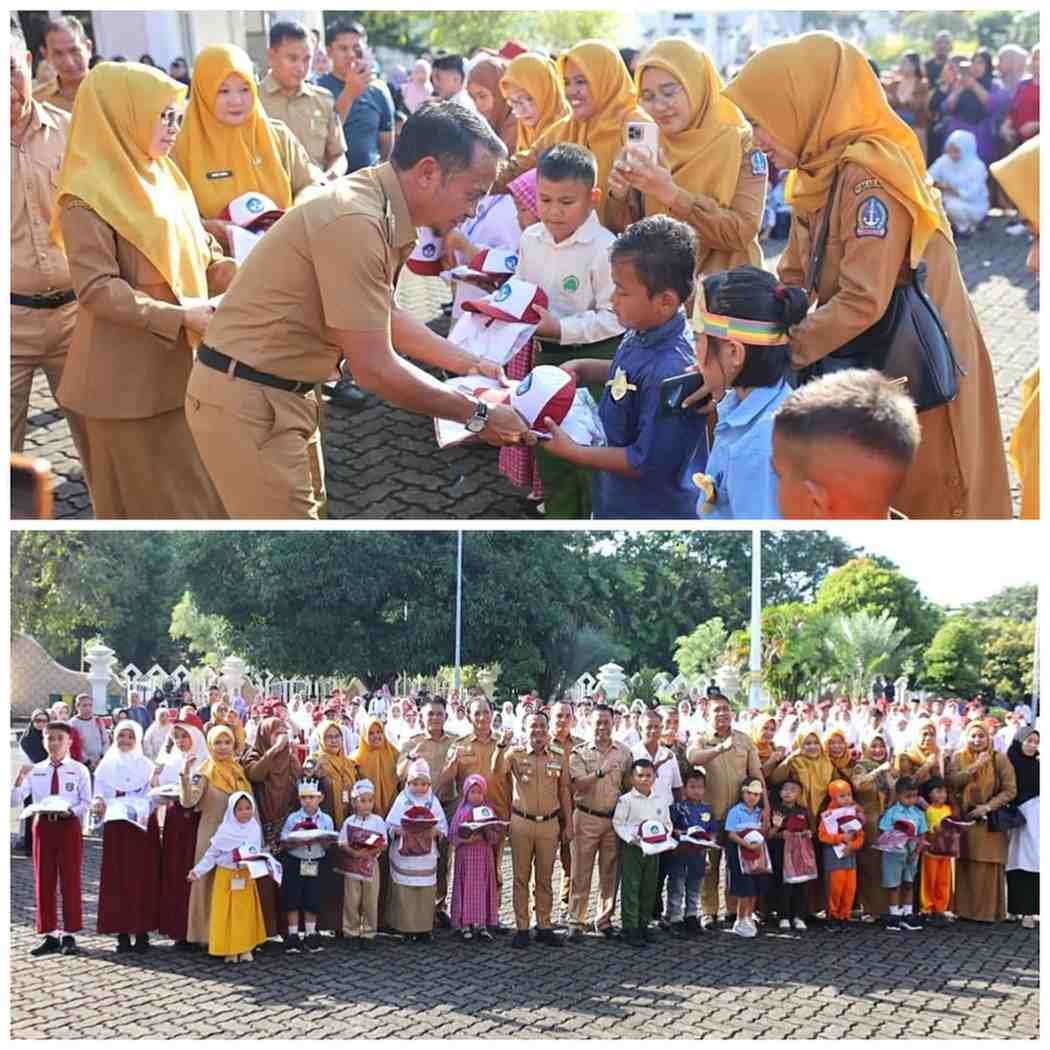 Bupati Bone Salurkan 18.426 Paket Seragam Gratis, Luncurkan Program GAAS BERAMAL
