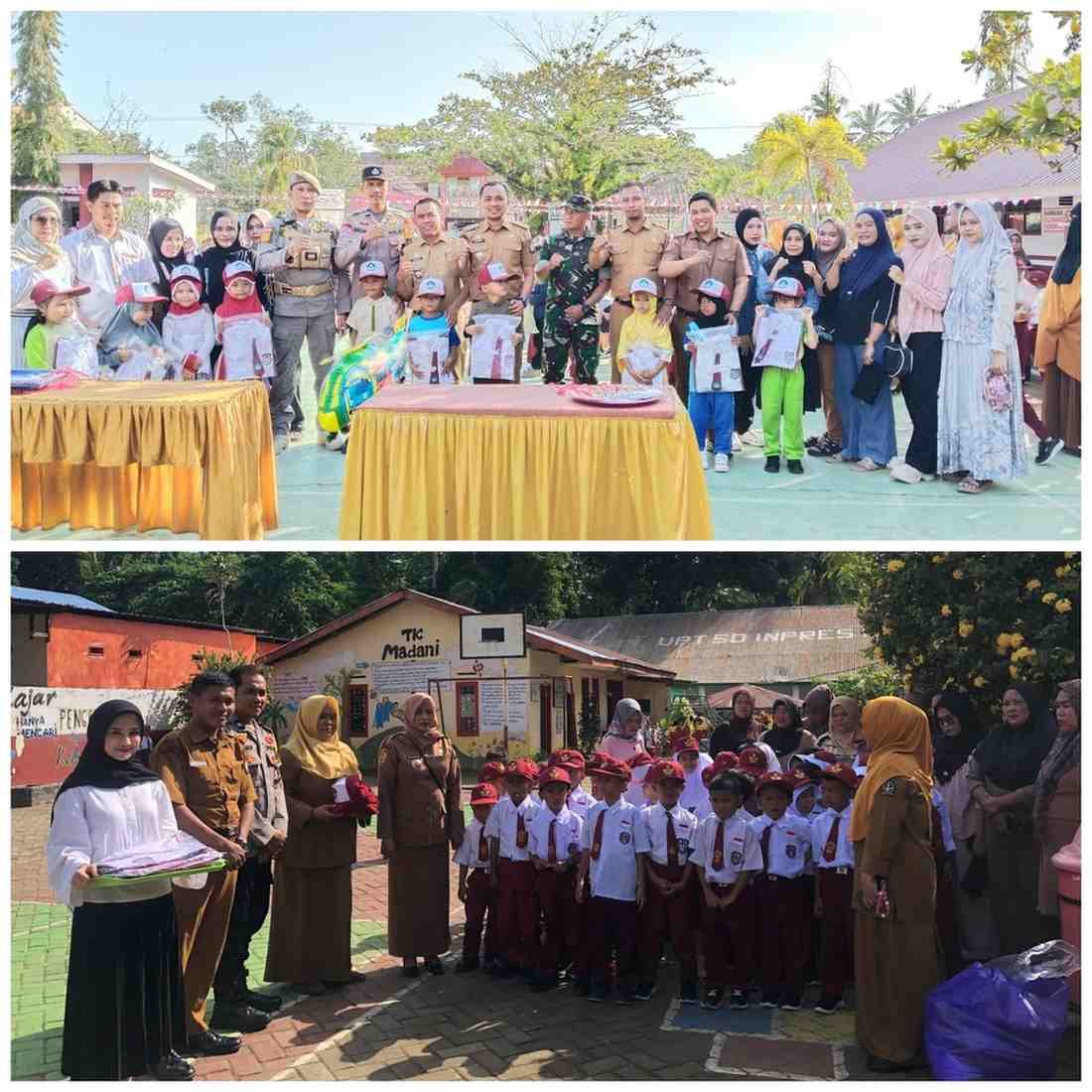 Sukseskan Program Bupati Bone, Camat Tanete Riattang Timur Serahkan Seragam Gratis & Luncurkan GAAS BERAMAL