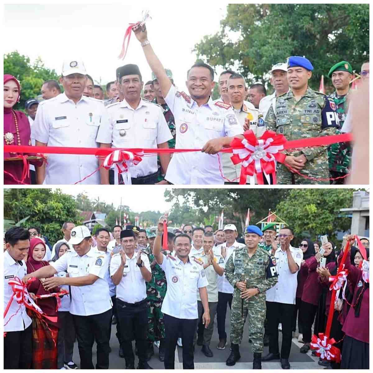 Bupati Bone Resmikan Jalan Lapeccang-Lonrong, Tegaskan Komitmen BERAMAL untuk Infrastruktur Berkualitas
