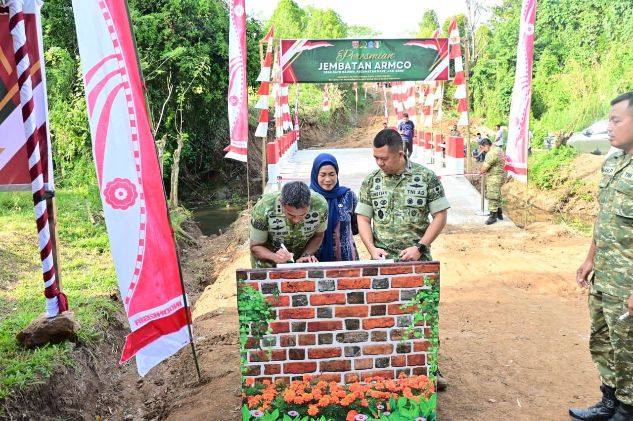 Resmi Beroperasi, Jembatan Perintis Garuda Armco Perkuat Konektivitas Dan Akses Masyarakat Bone