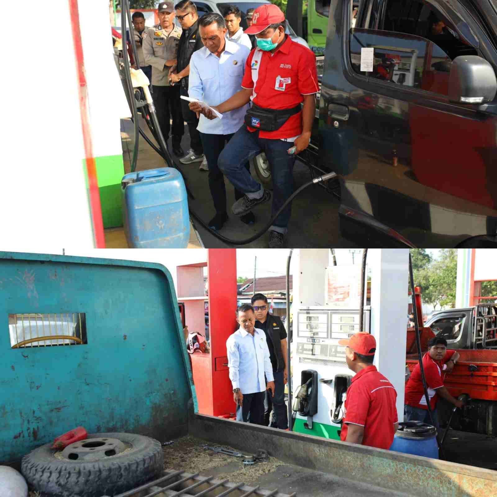 Tak Cukup Bentuk Satgas, Bupati Bone Turun Langsung Sidak Antrean BBM di SPBU Pallengoreng