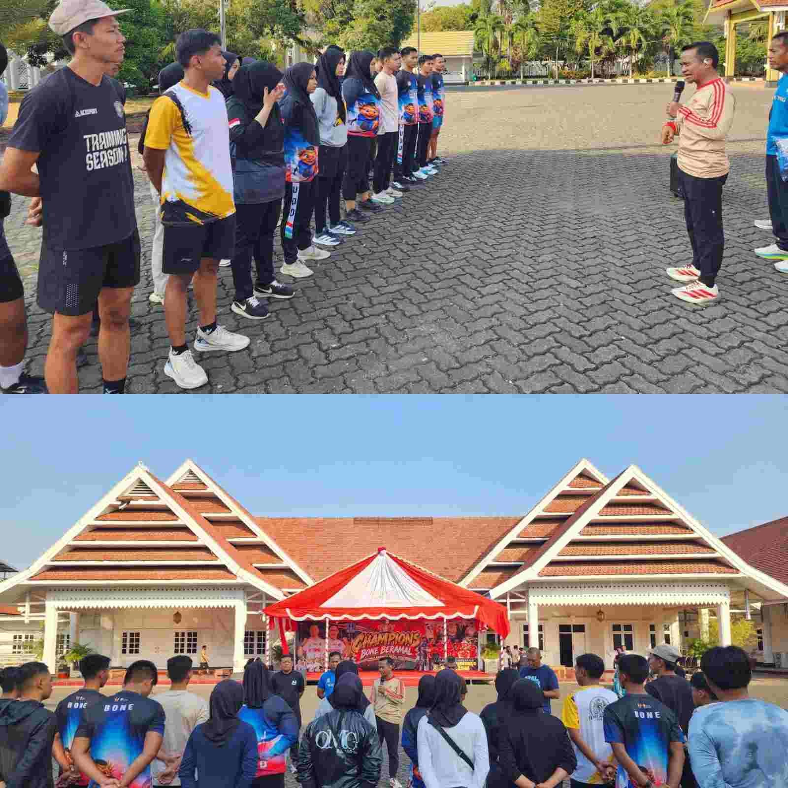 Lepas 12 Atlet Judo Ikut TC 20 Hari di Jawa Timur, Bupati Bone: Jaga Disiplin dan Nama Baik Daerah